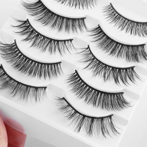 5 pairs mixed styles soft false eyelashes wispy multilayers cross long lashes eye makeup tools handmade natural lashes
5 pairs mixed styles soft false eyelashes wispy multilayers cross long lashes eye makeup tools handmade natural lashes