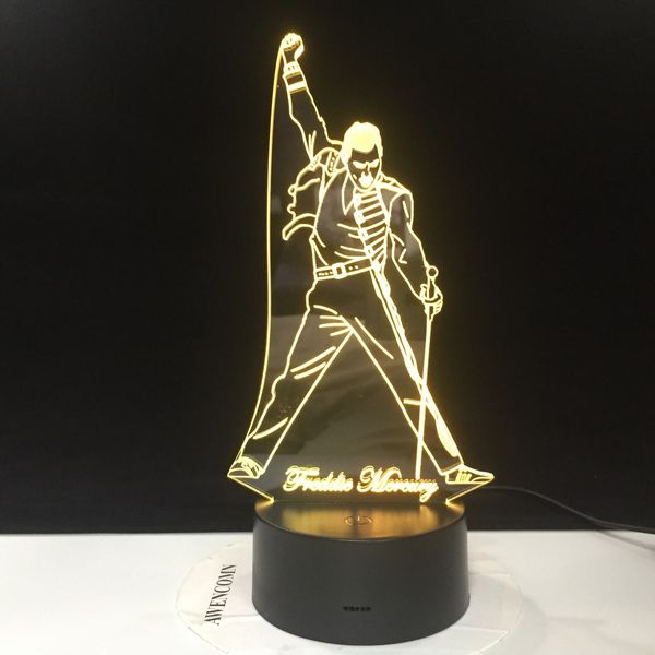 queen freddie mercury 3d led lamp night light touch sensor baby kids nightlight for office room decorative lamp dropshipping
queen freddie mercury 3d led lamp night light touch sensor baby kids nightlight for office room decorative lamp dropshipping
