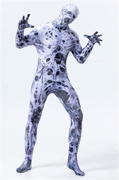 Halloween Scary Zentai Cosplay Catsuit Costumes Jumpsuit Props Long Sleeve Adult Stagewear
Halloween Scary Zentai Cosplay Catsuit Costumes Jumpsuit Props Long Sleeve Adult Stagewear