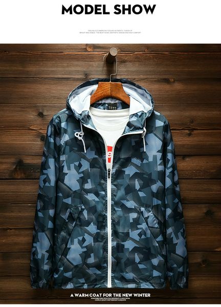mens spring and autumn hoodie camouflage sports windbreaker brand designer zipper pocket jacket 2 color, Black;brown
mens spring and autumn hoodie camouflage sports windbreaker brand designer zipper pocket jacket 2 color, Black;brown