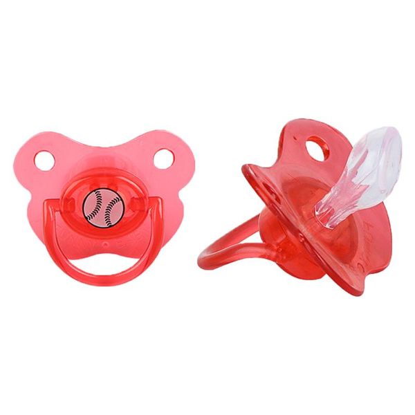 1pcs Baby Silicone Pacifier Soothing Infants Bite Chew Supplies Newborn Comfort Appease Nipple Flat Teat Pacifiers Baby Care