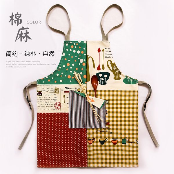 simple nordic apron cotton and linen kitchen cooking waterproof korean fashion modern home men's overalls waist women
simple nordic apron cotton and linen kitchen cooking waterproof korean fashion modern home men's overalls waist women
