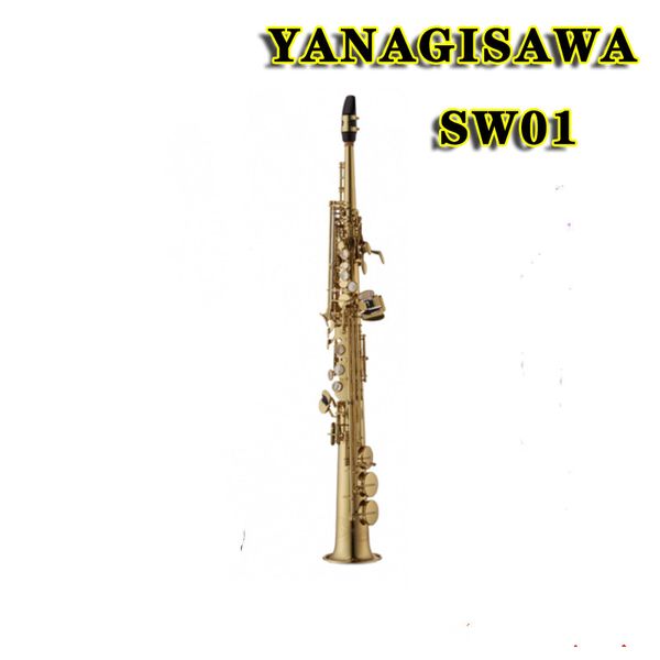 

yanagisawa s-wo10 b (b) ton haute qualitÃ© saxophone soprano laiton dorÃ© laque sax avec embouchure et accessoires