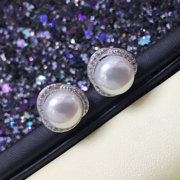 fenasy natural pearl earrings 925 sterling silver stud earrings rose flower jewelry women romantic with gift box, Golden;silver
fenasy natural pearl earrings 925 sterling silver stud earrings rose flower jewelry women romantic with gift box, Golden;silver
