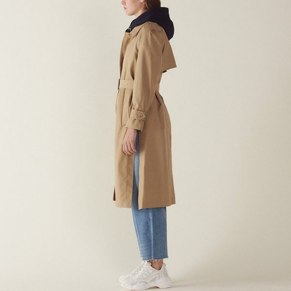 women trench 2019 early autumn new casual fashion european version of the slim side slit windbreaker jacket female, Tan;black
women trench 2019 early autumn new casual fashion european version of the slim side slit windbreaker jacket female, Tan;black