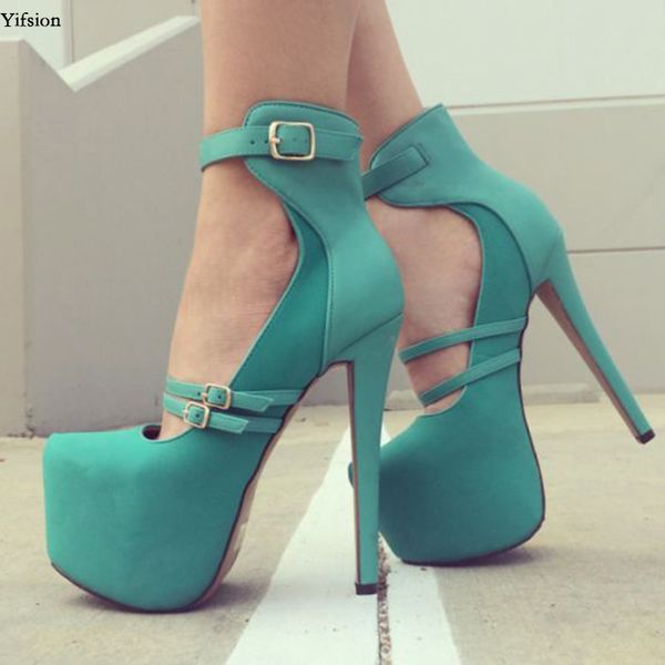 rontic women platform pumps buckle strap thin high heels shoes pointed toe beige red green party shoes women plus us size 4-15, Black
rontic women platform pumps buckle strap thin high heels shoes pointed toe beige red green party shoes women plus us size 4-15, Black