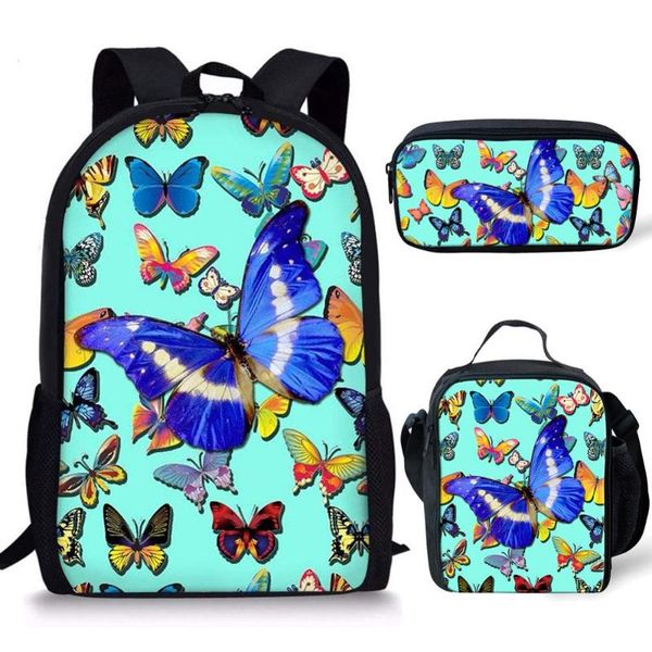 colorful butterfly 3d print kids backpack girls shoulder backpacks travel rucksack teenager girl book bag 3pcs set school bags
colorful butterfly 3d print kids backpack girls shoulder backpacks travel rucksack teenager girl book bag 3pcs set school bags