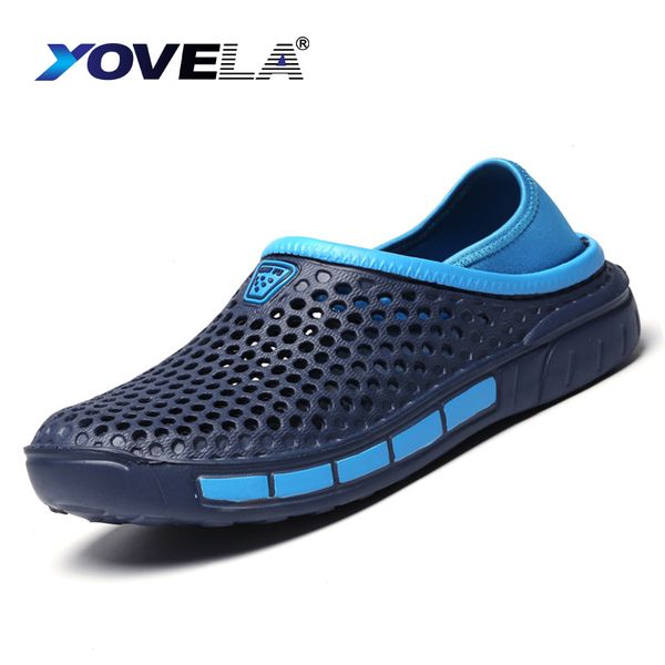 men's sandals summer slip-on breathable men casual shoes comfortable hollow rubber sneakers male outdoor water shoes size 45, Black
men's sandals summer slip-on breathable men casual shoes comfortable hollow rubber sneakers male outdoor water shoes size 45, Black
