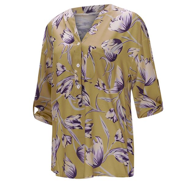 2019 new ladies autumn casual loose stand-up collar long sleeve loose printed slim fit shirt women clothing, White
2019 new ladies autumn casual loose stand-up collar long sleeve loose printed slim fit shirt women clothing, White