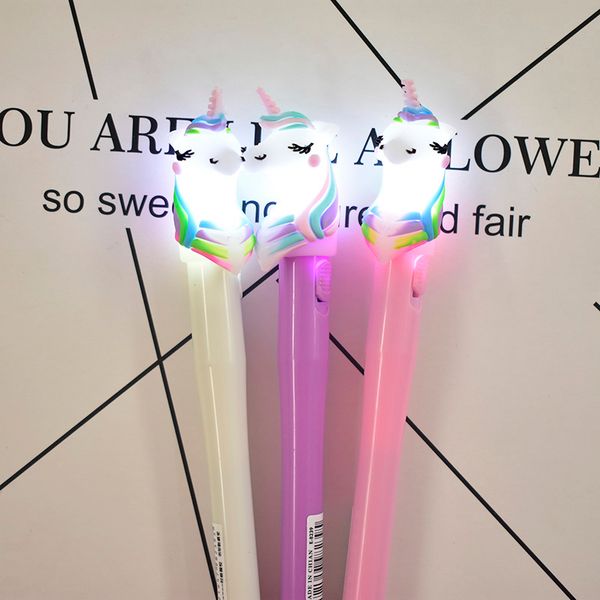 novelty unicorn light silica head gel pen creative neutral pen for writing office school supplies kawaii stationery kids gift
novelty unicorn light silica head gel pen creative neutral pen for writing office school supplies kawaii stationery kids gift