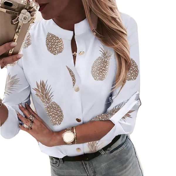 women's blouses & shirts ladies daily party fashion women autumn pineapple printed button casual soft v neck durable long sleeve shoppi, White
women's blouses & shirts ladies daily party fashion women autumn pineapple printed button casual soft v neck durable long sleeve shoppi, White