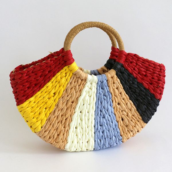 lady handbags beach bag korean trendy contrast woven bag handbag fashion simple vacation hand woven straw
lady handbags beach bag korean trendy contrast woven bag handbag fashion simple vacation hand woven straw