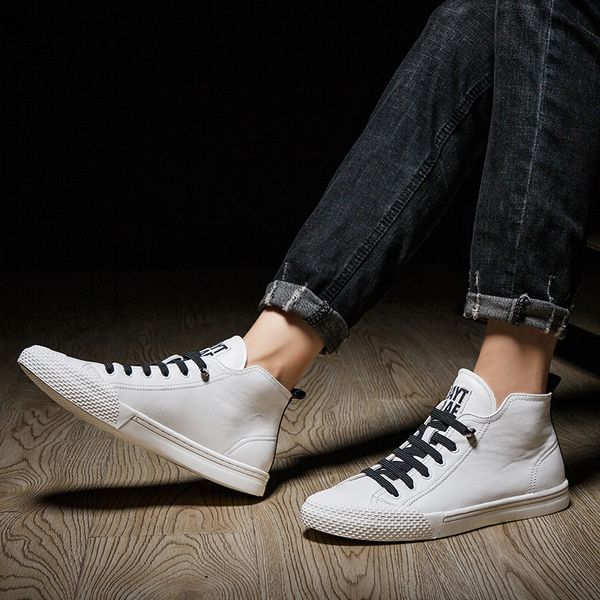 high-genuine leather outdoor casual shoes autumn winter men shoessneakers breathable non-slip walking shoes white simple, Black
high-genuine leather outdoor casual shoes autumn winter men shoessneakers breathable non-slip walking shoes white simple, Black