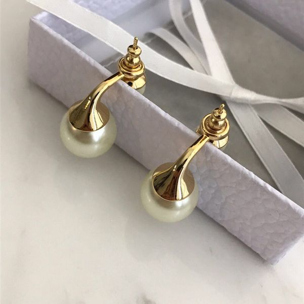 with box fashion brand have stamps pearl designer earrings for lady women party wedding lovers gift engagement luxury jewelry for bride hb04, Golden;silver
with box fashion brand have stamps pearl designer earrings for lady women party wedding lovers gift engagement luxury jewelry for bride hb04, Golden;silver