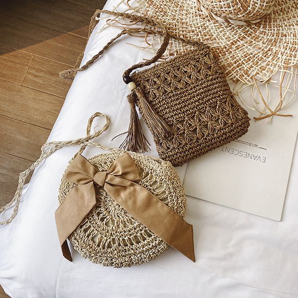 2020 new straw beach bags women summer rattan bags bow tassel handmade bohemian treval crossbody shoulder bag handbags
2020 new straw beach bags women summer rattan bags bow tassel handmade bohemian treval crossbody shoulder bag handbags