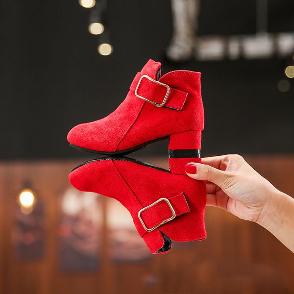 High-Heeled Girl Snow Boots Leather Winter Shoes For Kids Ankle Boots Children Girls Autumn Boots 
High-Heeled Girl Snow Boots Leather Winter Shoes For Kids Ankle Boots Children Girls Autumn Boots