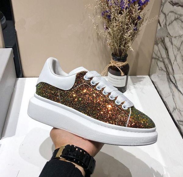 designer platform classic casual shoes womens skateboarding shoes sneakers glitter shinny heelback size:35-44 with box mq6 d09, Black 
designer platform classic casual shoes womens skateboarding shoes sneakers glitter shinny heelback size:35-44 with box mq6 d09, Black