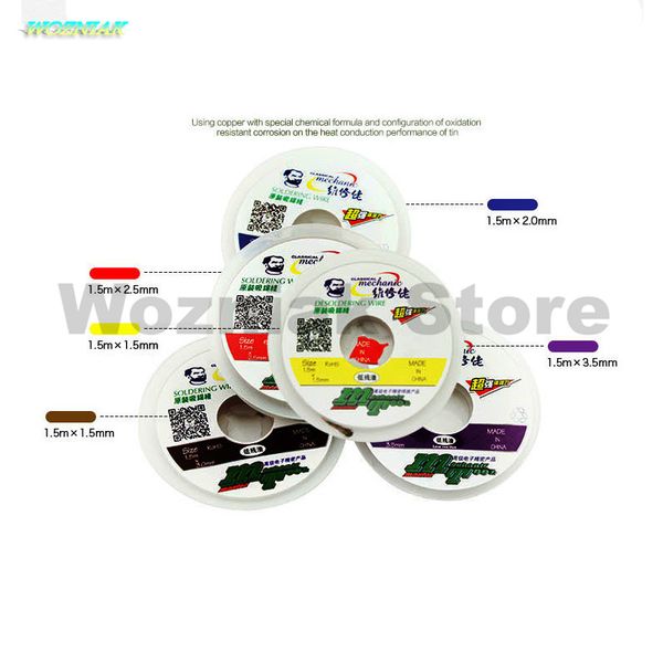 wozniak tin suction line strip welding the residue removal line bga soldering absorption band desoldering wick solder wire
wozniak tin suction line strip welding the residue removal line bga soldering absorption band desoldering wick solder wire