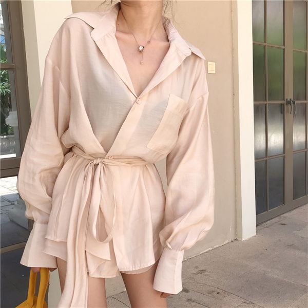 women 2 pieces suits korean fashion summer long shirt shorts sets long sleeve irregular blouse mini pants suits elegant, White
women 2 pieces suits korean fashion summer long shirt shorts sets long sleeve irregular blouse mini pants suits elegant, White