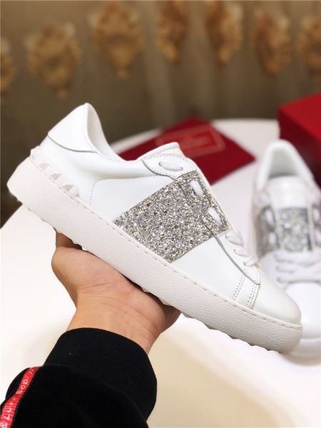 fashion designer shoes lace up genuine leather casual shoes men women sneakers flat with box designer sneakers dress shoes, Black
fashion designer shoes lace up genuine leather casual shoes men women sneakers flat with box designer sneakers dress shoes, Black