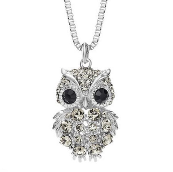 classic owl necklace gold silver color long popcorn chain animal crystal rhinestone pendant necklace for women gift jewelry gift
classic owl necklace gold silver color long popcorn chain animal crystal rhinestone pendant necklace for women gift jewelry gift