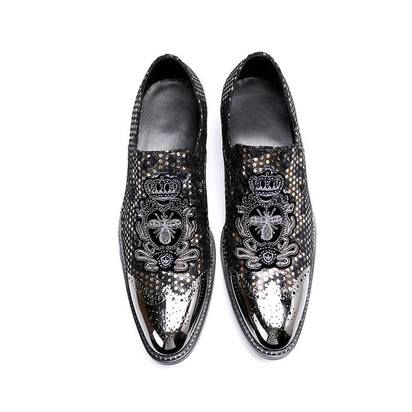 slip-on oxfords wedding shoes new spring business dress shoes fashion genuine leather office carved mens, Black
slip-on oxfords wedding shoes new spring business dress shoes fashion genuine leather office carved mens, Black