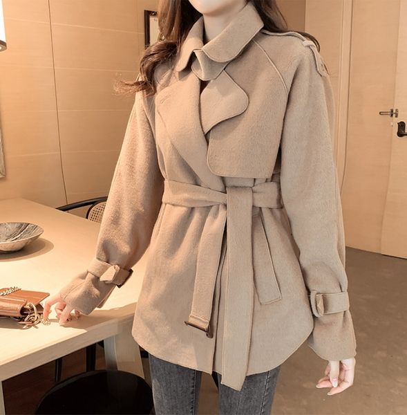 woolen coat long sleeve winter women pockets slim fit parkas plus size europe style female ladies autumn woolen coats, Tan;black
woolen coat long sleeve winter women pockets slim fit parkas plus size europe style female ladies autumn woolen coats, Tan;black