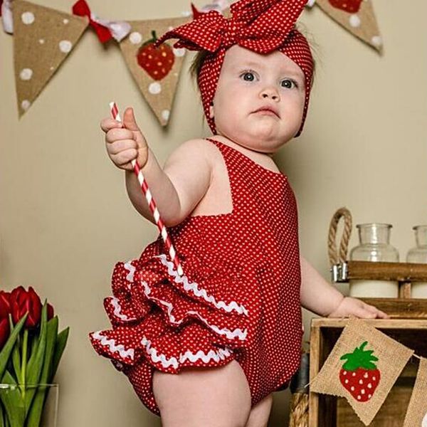 summer newborn baby girls sleeveless dot suit red cotton comfortable breathable clothe+headband 2pcs set clothes, White
summer newborn baby girls sleeveless dot suit red cotton comfortable breathable clothe+headband 2pcs set clothes, White