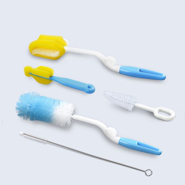 Rosiky 5pcs/set bottle brush baby feeding bottle cleaner sponge Brushes Cleaner milk Bottle kit Clamp Glass Nipple Cleaning
Rosiky 5pcs/set bottle brush baby feeding bottle cleaner sponge Brushes Cleaner milk Bottle kit Clamp Glass Nipple Cleaning