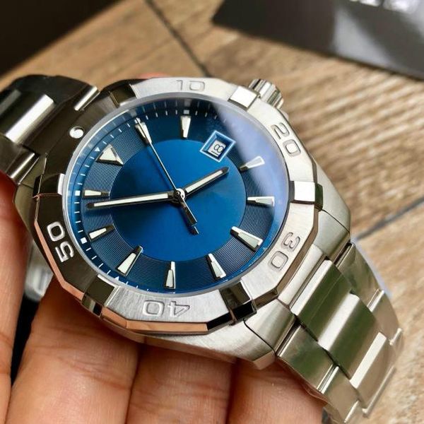 AQUARACER series men's watch size 40.5mm sapphire mirror Swiss Ronda quartz movement fine steel watchband
AQUARACER series men's watch size 40.5mm sapphire mirror Swiss Ronda quartz movement fine steel watchband
