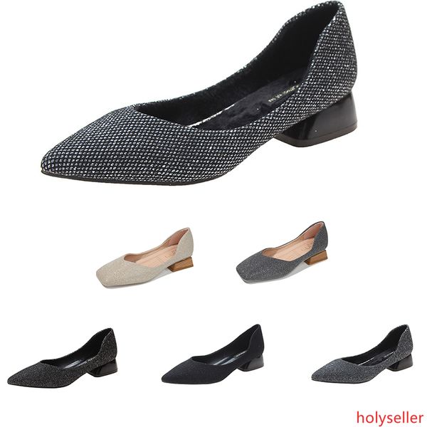 2020 fashion women s casual crystal sequins mid-heeled shoes with pointed shallow mouth outdoor jogging walking shoes main13
2020 fashion women s casual crystal sequins mid-heeled shoes with pointed shallow mouth outdoor jogging walking shoes main13