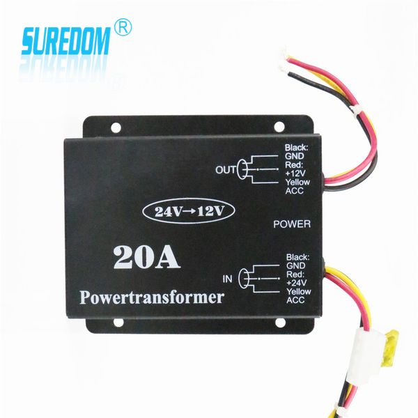 suredom 20a 24 v to 12 v car power step-down transformer converter aluminum alloy material
suredom 20a 24 v to 12 v car power step-down transformer converter aluminum alloy material