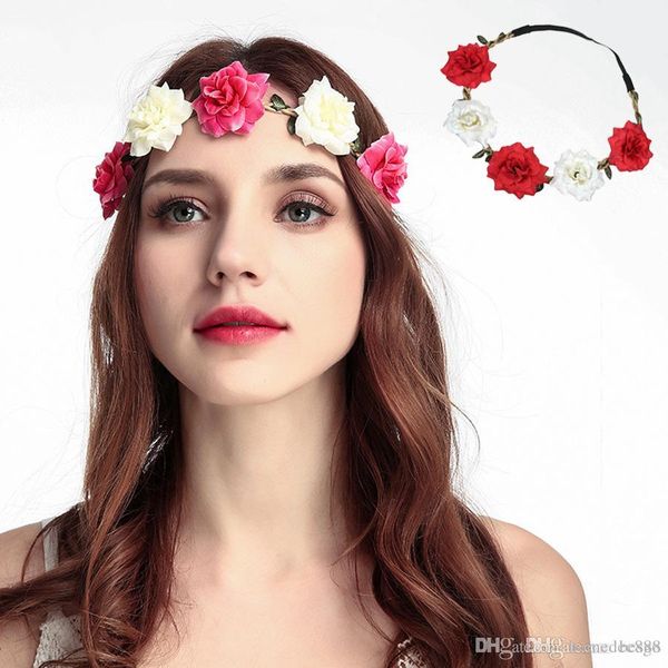 wholesale women rose headband wreath hair bows headband handmade artificial seaside flower elastic headband wedding wreath dh1087
wholesale women rose headband wreath hair bows headband handmade artificial seaside flower elastic headband wedding wreath dh1087