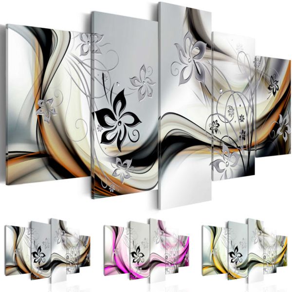 fashion wall art canvas painting 5 pieces brown yellow purple abstract wavy pattern flower modern home decoration,choose color and size no f
fashion wall art canvas painting 5 pieces brown yellow purple abstract wavy pattern flower modern home decoration,choose color and size no f