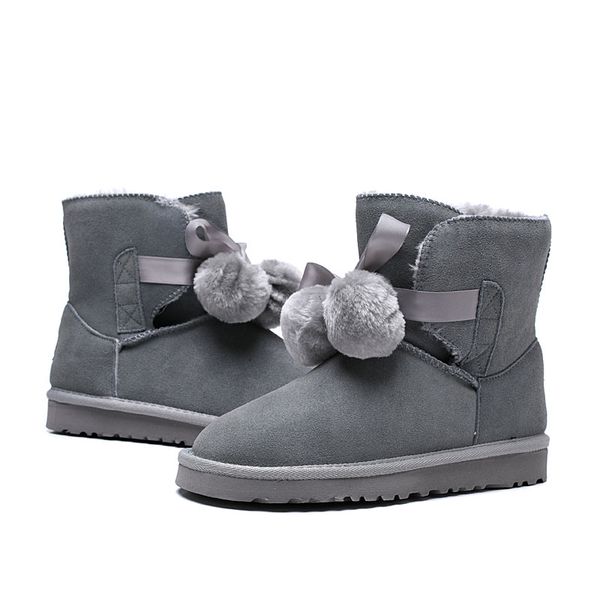 2019 new women boots wgg australia classic snow booties bailey hairball bow tie ankle knee womens girls luxury designer winter boot 36-41, Black
2019 new women boots wgg australia classic snow booties bailey hairball bow tie ankle knee womens girls luxury designer winter boot 36-41, Black