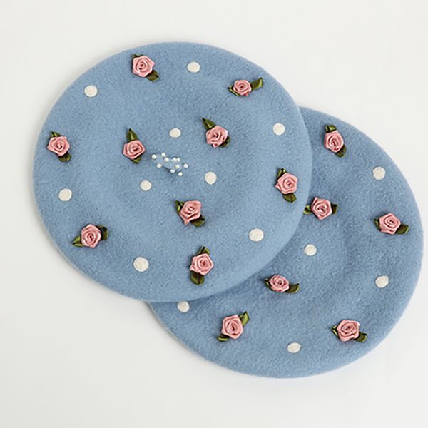 fashion-beret caps women autumn winter literary retro embroidered hat cute berets ladies hats christmas birthday gift handmade, Blue;gray
fashion-beret caps women autumn winter literary retro embroidered hat cute berets ladies hats christmas birthday gift handmade, Blue;gray