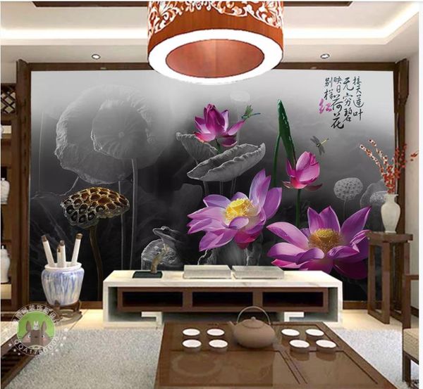 custom p mural wallpapers 3d murals ink chinese pond lotus living room wallapper background wall papers
custom p mural wallpapers 3d murals ink chinese pond lotus living room wallapper background wall papers