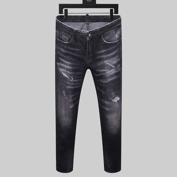 new designer jeans men's distressed ripped skinny jeans fashion designer slim motorcycle moto biker mens denim pants, Blue
new designer jeans men's distressed ripped skinny jeans fashion designer slim motorcycle moto biker mens denim pants, Blue