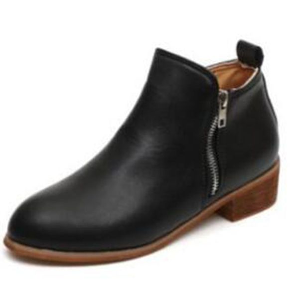 2019 new women fashion boots with zipper low heel boots winter shoes flock leather ankle mujer bootie xwx6929, Black
2019 new women fashion boots with zipper low heel boots winter shoes flock leather ankle mujer bootie xwx6929, Black