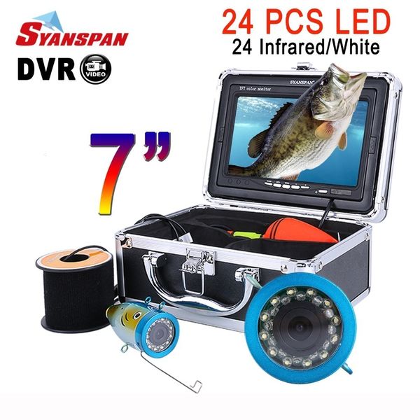 syanspan original 7" monitor 15/30/50m fish finder camera hd 1000tvl underwater ice fishing video camera kit 24 infrared leds
syanspan original 7" monitor 15/30/50m fish finder camera hd 1000tvl underwater ice fishing video camera kit 24 infrared leds