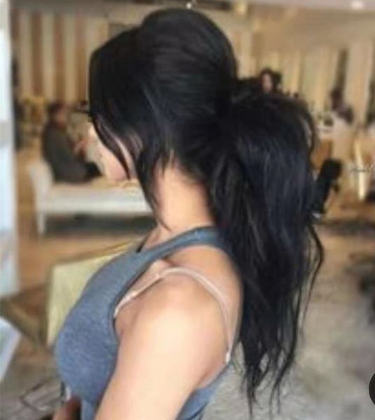 cool easy wet wavy ponytail hairstyle for brunette,wrap around clip in natural curly pony tail hairpiece 120g, Black
cool easy wet wavy ponytail hairstyle for brunette,wrap around clip in natural curly pony tail hairpiece 120g, Black