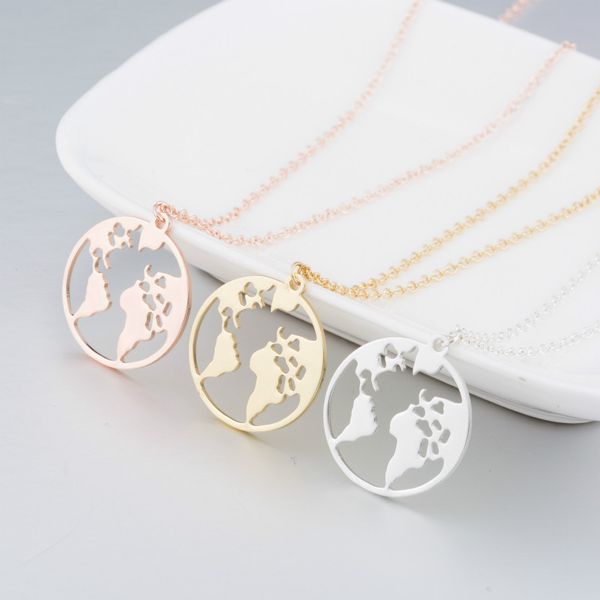 world map pendants necklace women necklaces gold silver rose gold map of the world alloy pendant fashion jewelry
world map pendants necklace women necklaces gold silver rose gold map of the world alloy pendant fashion jewelry