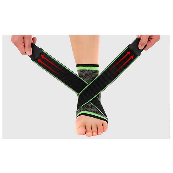1piece 3d pressurized ankle support basketball volleyball sports gym badminton ankle brace protector with strap belt elastic, Blue;black
1piece 3d pressurized ankle support basketball volleyball sports gym badminton ankle brace protector with strap belt elastic, Blue;black
