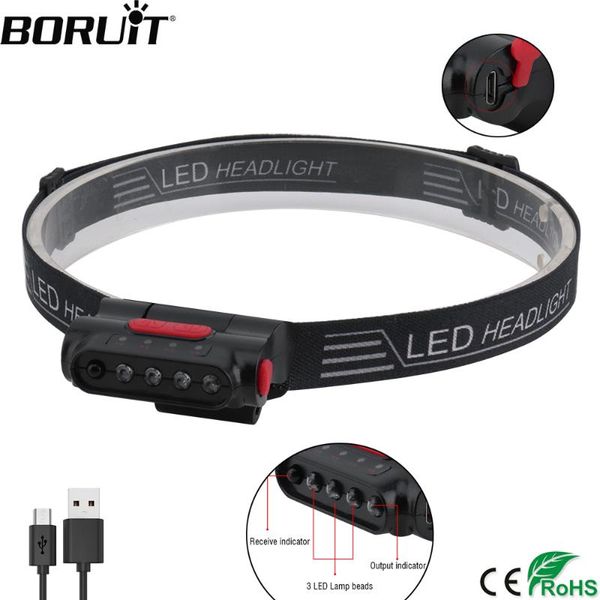 boruit smart induction led headlamp usb rechargeable motion sensor headlight ipx4 waterproof head torch hat clip
boruit smart induction led headlamp usb rechargeable motion sensor headlight ipx4 waterproof head torch hat clip