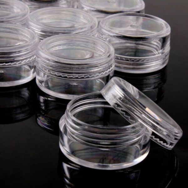 5g small clear cosmetic makeup pots empty plastic sample jar art container eyeshadow cream lip balm container storage box
5g small clear cosmetic makeup pots empty plastic sample jar art container eyeshadow cream lip balm container storage box