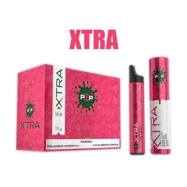 NEW POP XTRA great Disposable Starter Kit 650mah battery 3.5ml pod EMPTY DEVICE with packaging 8 colors
NEW POP XTRA great Disposable Starter Kit 650mah battery 3.5ml pod EMPTY DEVICE with packaging 8 colors