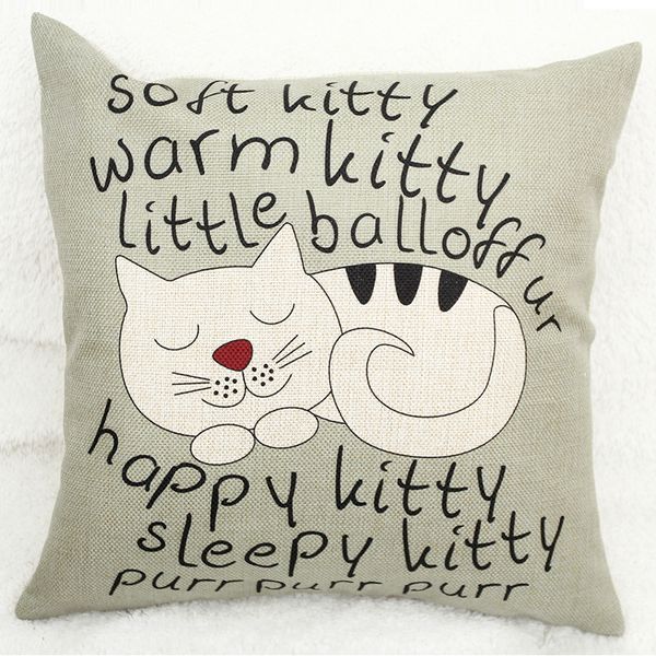 cartoon cat cushion letter throw pillow vintage happy kitty cushion cat cotton linen sofa home decorative pillows hh065
cartoon cat cushion letter throw pillow vintage happy kitty cushion cat cotton linen sofa home decorative pillows hh065