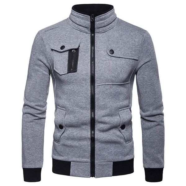 jaqueta masculino 2019 new autumn sales long sleeve multi-pocket zipper solid casual slim warm jacket men coat eu size xxl, Black;brown
jaqueta masculino 2019 new autumn sales long sleeve multi-pocket zipper solid casual slim warm jacket men coat eu size xxl, Black;brown