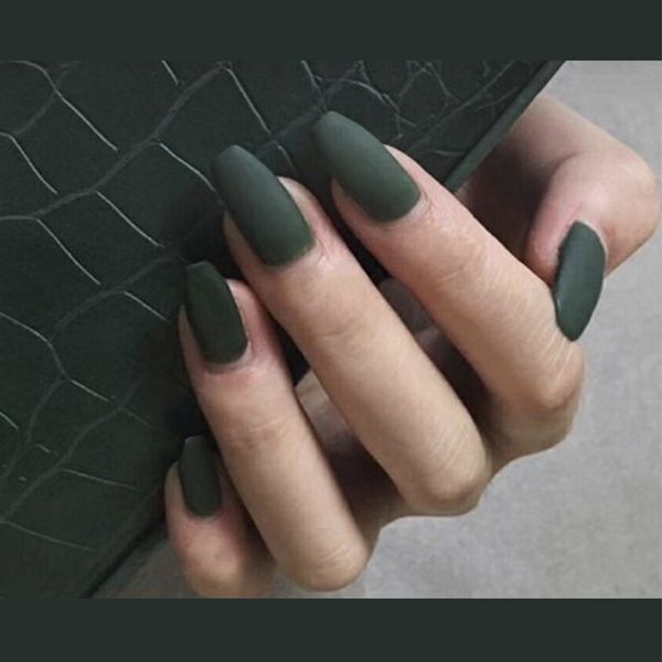 24pcs/set ins ballet green scrub matte fake nails pre-design short round head full cover faux ongles long nail art with glue, Red;gold
24pcs/set ins ballet green scrub matte fake nails pre-design short round head full cover faux ongles long nail art with glue, Red;gold