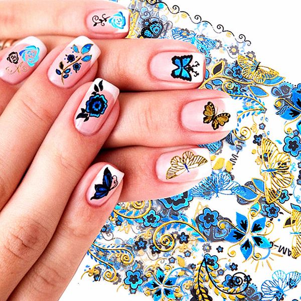 2019 new 24 sheets 3d gold blue decals stamping nail art stickers design bling shinning butterfly self adhesive tattoos girl, Black
2019 new 24 sheets 3d gold blue decals stamping nail art stickers design bling shinning butterfly self adhesive tattoos girl, Black